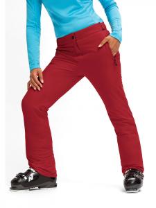 Maier Sports Лыжные брюки - Regular fit - "Vroni slim 2.0" красного цвета