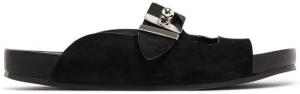 Кроссовки Lanvin Buckle Slides 'Black', черный