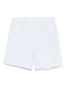 Шорты с вышитым логотипом FENDI KIDS, синий