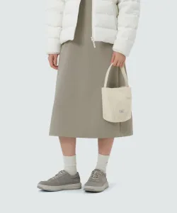 Вельветовая микросумка-шоппер