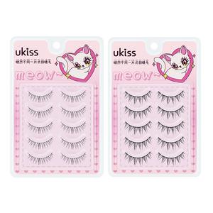 Ресницы Differently One Piece полной длины с жестким стержнем, одиночный пучок UKISS