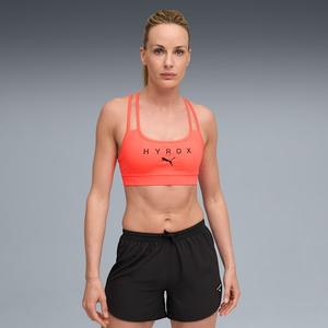 Женский спортивный бюстгальтер с низкой ударной нагрузкой, отводящий влагу Puma X Hyrox Move, красный