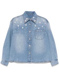 Maje джинсовая рубашка, синий