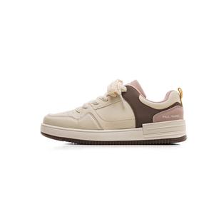 PAUL FRANK Нескользящие, износостойкие, дышащие, амортизирующие низкие кроссовки для скейтбординга, женские, розово-кофейные