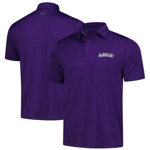 Мужская фиолетовая футболка polo northwestern wildcats t2 green special game Under Armour