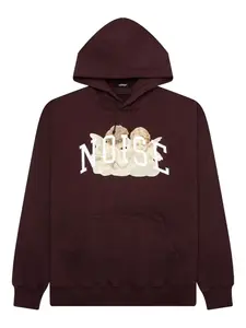 Толстовка с принтом «Шумный ангел» Undercover, коричневый