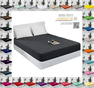 Простыня на резинке из джерси, 100% хлопок, доступна в 28 цветах, размер: 70 х 140 см, цвет: темно-серый Mixibaby