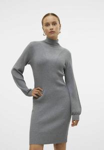 Платье Vero Moda VMRAINA ABOVE KNEE, Medium Grey Melange/Dark Grey