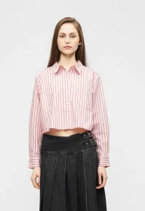 Укороченная блузка jdymio на пуговицах Jdy, Chalk Pink/Fig