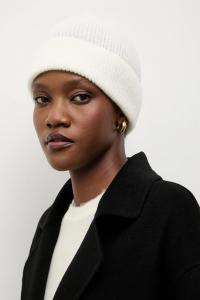 Шапка из мериносовой шерсти Answear.Lab, бежевый