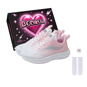 Boldi Kuki Женские кэжуал кеды лоу топ розовые (эксклюзивная коробка+носки), цвет Pink (Exclusive Box+Socks)