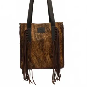 Женская сумка-тоут Scarlett из телячьей кожи с бахромой, темно-коричневого цвета Ariat