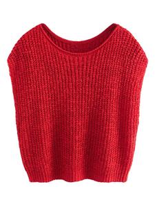 Вязаный топ Next, красный