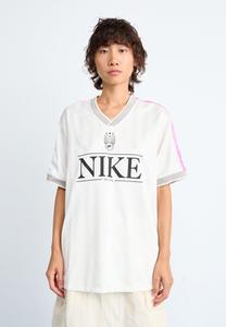 Футболка Nike Sportswear V NECK, Sail/Playful Pink/College Grey/Black/Off-White