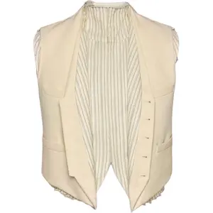 Maison Margiela Анонимный жилет с подкладкой, Beige