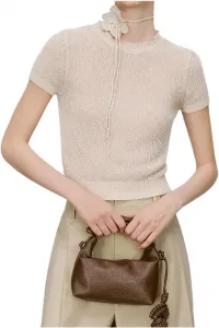 Женский короткий свитер