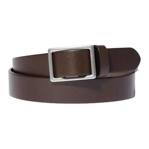 UNIQLO Кожаный ремень унисекс разноцветный шириной 3 см, Chestnut