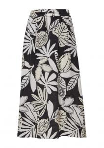 Макси юбка s.Oliver, Black/White