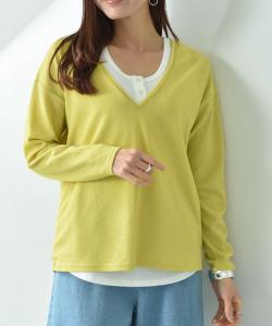 Майка-топ Slab Jersey + комплект с глубоким V-образным вырезом