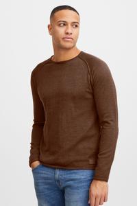 Пуловер BLEND Strick, коричневый