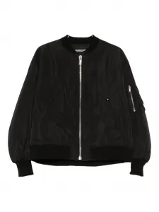 Бомбер с вышитым узором Undercover, черный