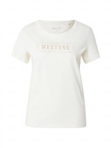 MUSTANG Футболка 'Alma' в цвете Off White