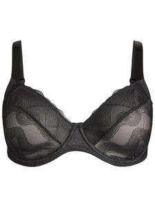 Devoted by Zizzi Бюстгальтер балконет 'LSOLVEIG' в черном цвете