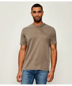 Футболка Regular fit Emporio Armani, коричневый