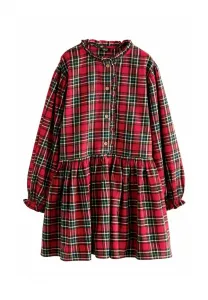 Платье-Рубашка в клетку Next, Red Check
