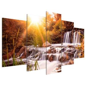 Картина из акрилового стекла Artgeist Autumn's Valley, 100 см, разноцветный