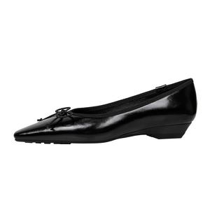Повседневные однобортные туфли женские QITUMAUL, Black[Heel Height 2.5Cm]