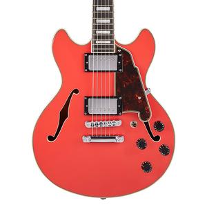 Электрогитара D'Angelico Premier Mini DC Double-Cutaway Semi-Hollow Body in Fiesta Red w/ Gig Bag