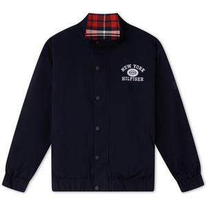 Tommy Hilfiger Куртка Navy Blue/Red Plaid Kids'
