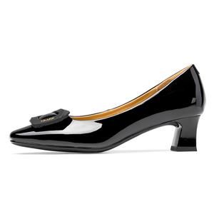 Туфли на платформе с массивным каблуком LAORENTOU, экрю