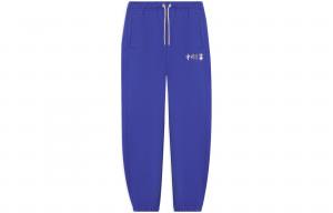 LiNing Вязаные спортивные штаны женские синие