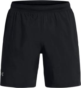 Under Armour Мужские шорты Launch Stretch Woven 2-in-1, (001) Black/Black/Reflective