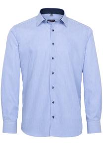 Рубашка обычного кроя на пуговицах ETERNA, синий