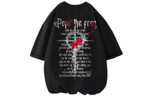 Футболка с коротким рукавом Unisex Pepe The Frog, кремово-абрикосовая