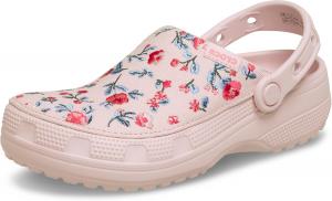 Классические парусисабо Crocs унисекс для мужчин и женщин, Floral Cotton Candy