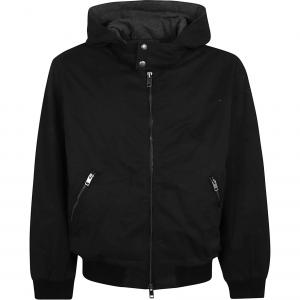 DIESEL Куртка худи с молнией, Black