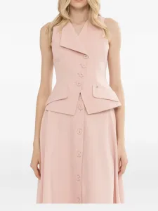 Миди-юбка с пуговицами NISSA, розовый