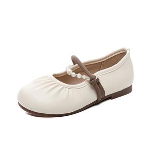 Туфли Мэри Джейн на плоской подошве женские Medd, Beige