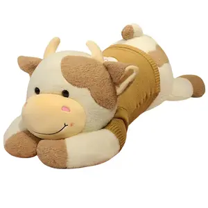 Плюшевая игрушка милая корова в мультяшном стиле, высота 90см/110см/130см/160см Bitter purchase