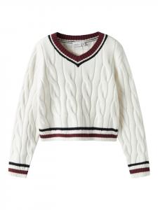 Name it Вязаный свитер цвета Cloud Dancer