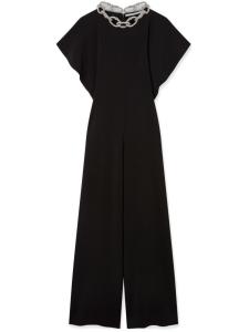 Комбинезон с цепочкой Stella McCartney, черный