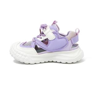 Кроссовки серии Mickey с противоскользящей подошвой, амортизирующие, дышащие, низкие, для детей и подростков Disney, белый/фиолетовый