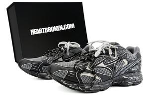 Скоростная амортизация, износостойкие низкие кроссовки для повседневного использования, бега на длинные дистанции, спринта и городских перемещений унисекс Mizuno, черный