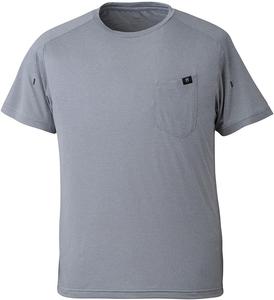 Мужская походная футболка MILLET с коротким рукавом из сетчатой ткани меланжевого цвета, размер SS M, серебряный