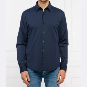 Эргономичная рубашка приталенного кроя Hugo, синий