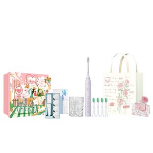 Электрическая зубная щетка Smart Soundwave вибрирующая с мягкой щетиной для бережного ухода за деснами HX2471 PHILIPS, фиолетовый